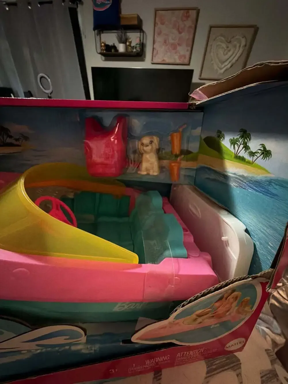 Barbie speedboat playset